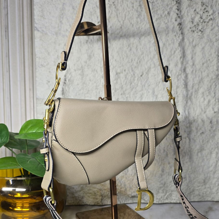 Dior Saddle Bag Grained Leather