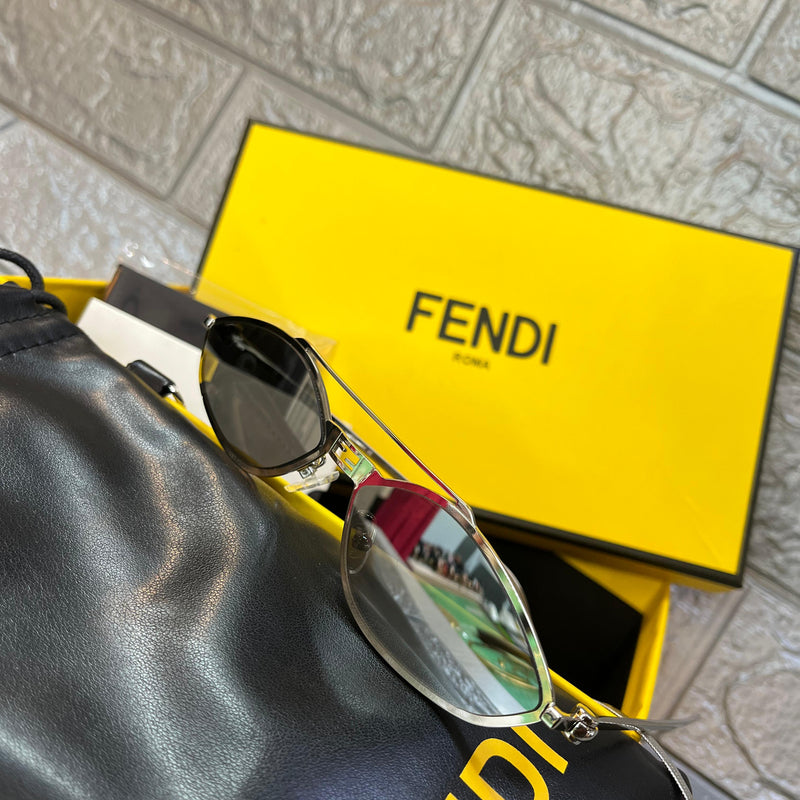 Fendi Baguette Pilot Silver