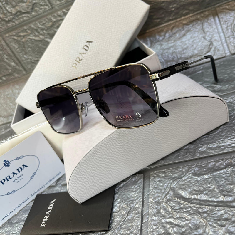 Prada Cinema Navigator Silver