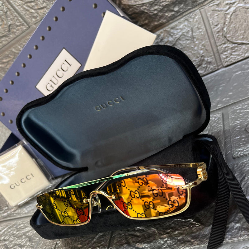 Gucci GG Pattern Sunset Rimless