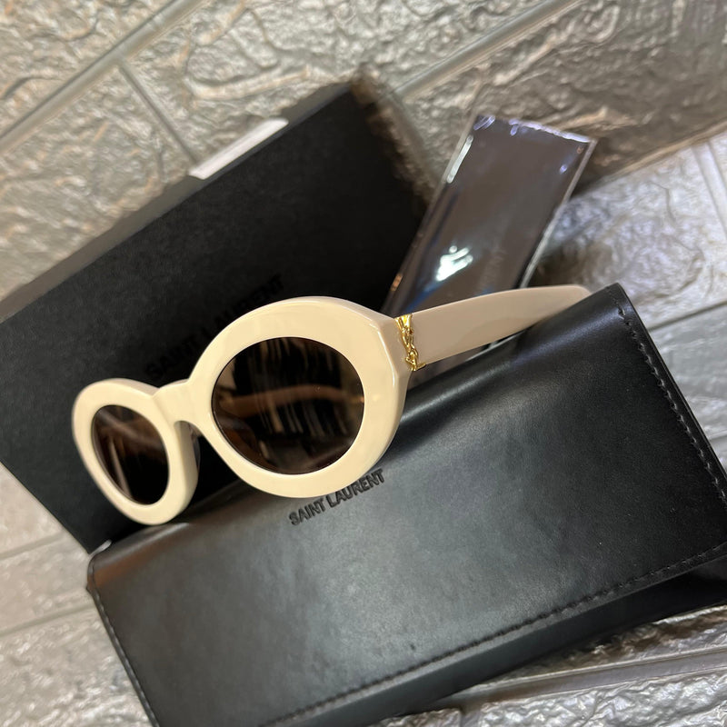 Saint Laurent SL 605 Lunar Ivory