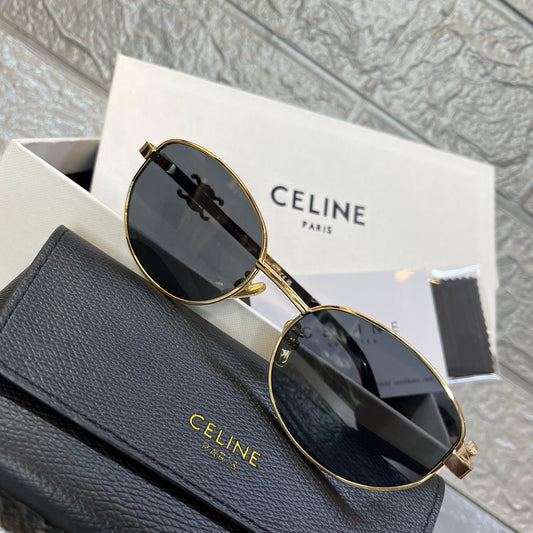 Celine Triomphe Metal Oval